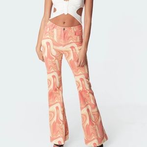 Edikted Groovy Fun Flare Jean/pants in size XS! Will fit a 0/2/4 or 23/24/25!!